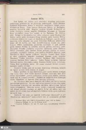 Annus 1674