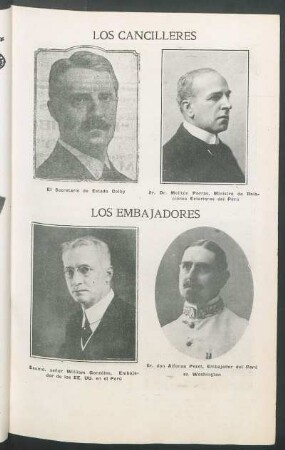 Los cancilleres [y] Los embajadores
