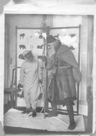 Hans und Etha Richter auf einer Faschingsfeier, wahrscheinlich in Ankara
