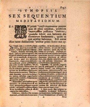 Annotationes ad Renati Des-Cartes Meditationes