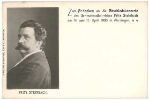 Fotografie von Fritz Steinbach (1855-1916)