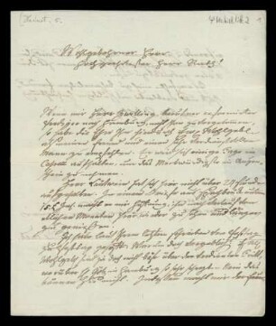 Brief von Johann Konrad Deinet an Rudolf Erich Raspe