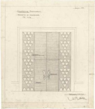 Gsaenger, Gustav; München; Stadtmuseum, Erweiterung - Bronzetor am Oberanger (Ansicht)