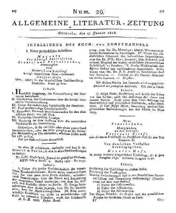 Intelligenz des Buch- und Kunsthandels