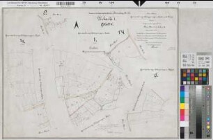 Schöppingen (Schöppingen), Zusammenlegung Ramsberg, Bl. 4 Urkarte I Flur 1;4;9;14