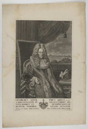 Bildnis des Georgius Adolphus Kress a Kressenstein