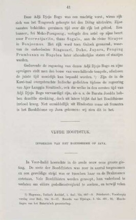 Vijfde hoofdstuk. Invoering van het boeddhisme op Java