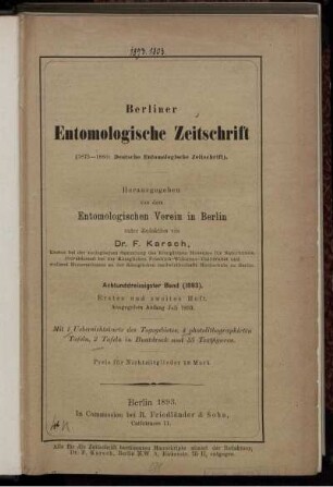Erstes und zweites Heft.