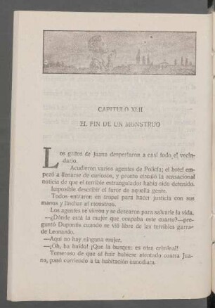 Capítulo XLII - El fin de un monstruo