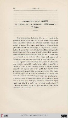 3.Ser.2.1877: Conferenze della Società di Cultori della Cristiana Archeologia in Roma, [1]