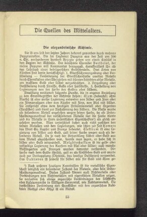 Die Quellen des Mittelalters.