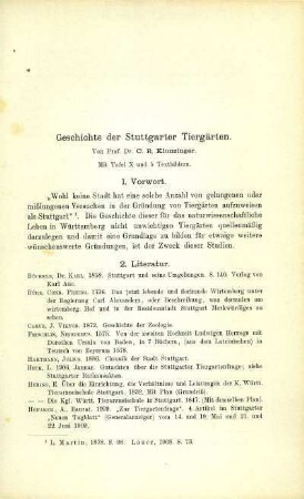 Geschichte der Stuttgarter Tiergärten