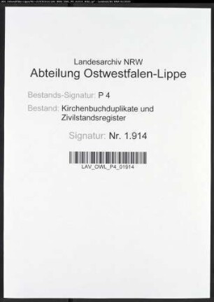 Kirchenbuchduplikat der katholischen Gemeinde Hellinghausen (GHT 1871). (Gemeinde: Hellinghausen, katholische Gemeinde)