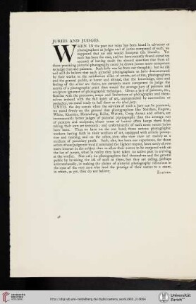 Editors, Juries and Judges