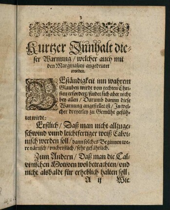 3-8, Kurtzer Innhalt dieser Warnung...