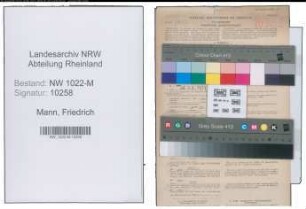 Entnazifizierung Friedrich Mann , geb. 16.05.1891 (Autoschlosser)