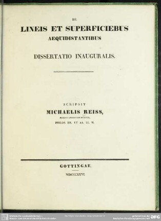 De lineis et superficiebus aequidistantibus