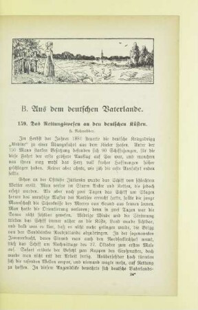 B. Aus dem deutschen Vaterlande