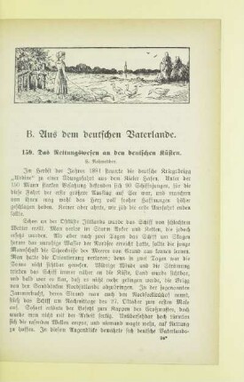 B. Aus dem deutschen Vaterlande