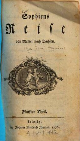 Sophiens Reise von Memel nach Sachsen, 5