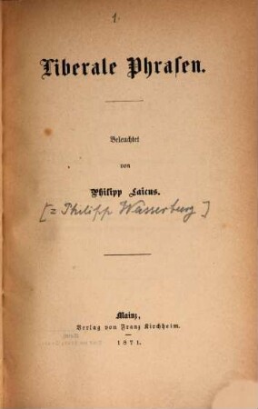 Liberale Phrasen