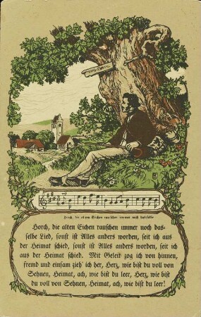 Horch, die alten Eichen rauschen [...]