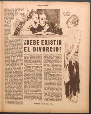 ¿Debe existir el divorcio?