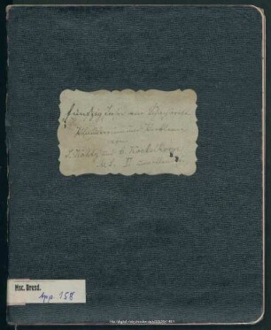 2: MS. II unvollendet - Mscr.Dresd.App.158,Bd.2