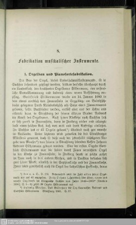 8. Fabrikation musikalischer Instrumente