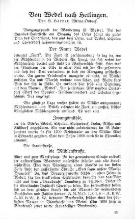 Von Wedel nach Hetlingen.