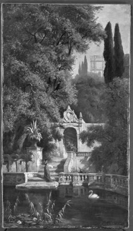 Im Park der Villa d'Este in Tivoli