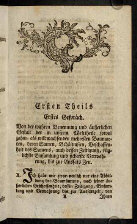 1-139, Ersten Theils