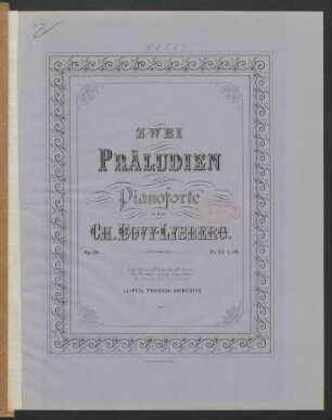 Zwei Präludien für Pianoforte op. 151