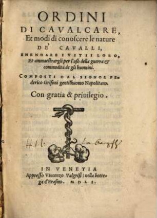 Gli ordini di cavalcare
