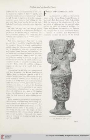 Fakes and reproductions