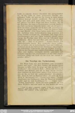 Die Vorzüge der Verheiratung.