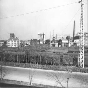 Heidenau. Zellstoffwerk. Blick von der Betriebsberufsschule "Siegfried Rädel"