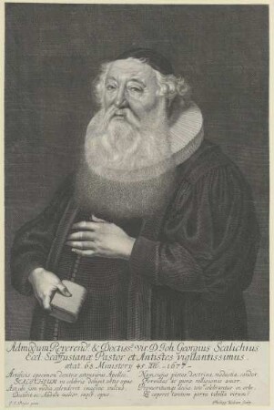 Bildnis des Joh. Georgius Scalichius