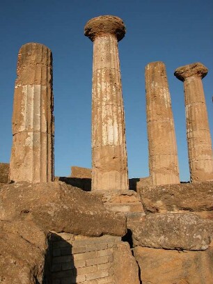 Reste Zeus-Tempel von Agrigent