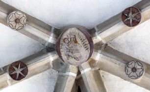 Schlussteine im Chor — Madonna