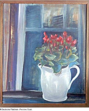 Blumenstilleben am Fenster