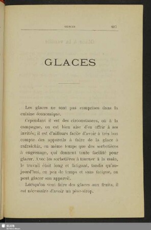 Glaces