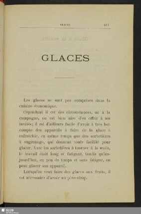 Glaces