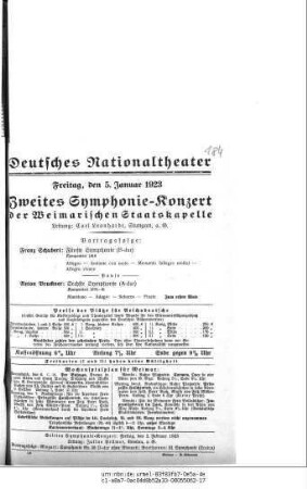 Zweites Symphonie-Konzert