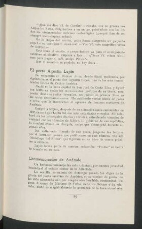Commemoración de Andrade