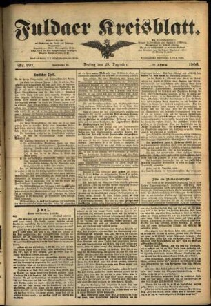 Ausgabe vom Freitag, den 28. Dezember 1906.