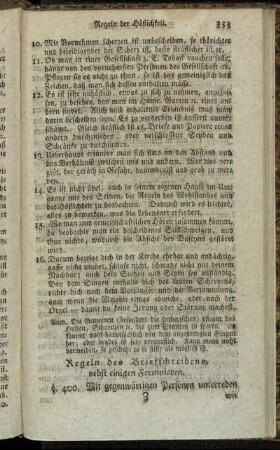 Regeln des Briefschreibens, nebst einigen Formularen.