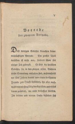 Vorrede der zweyten Ausgabe.