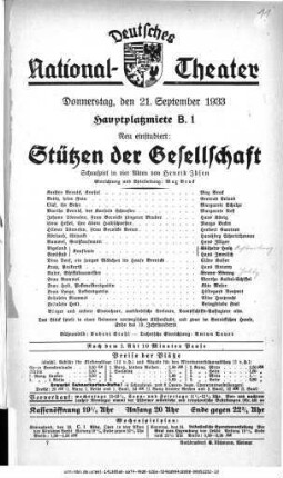 Stützen der Gesellschaft