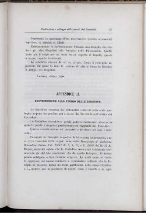Appendice II. Contribuzione Allo Studio Delle Embidine.